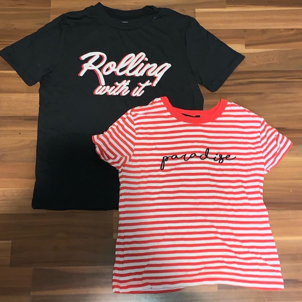A set of two forever21 shirts